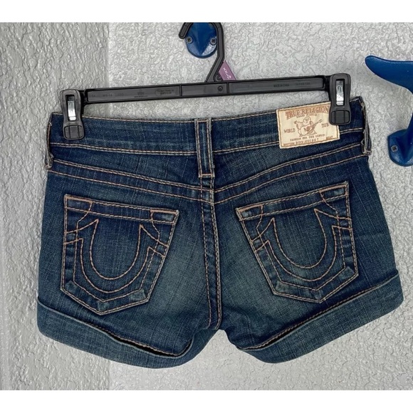True Religion Sammy Short Light Wash Size 26 - Picture 10 of 12